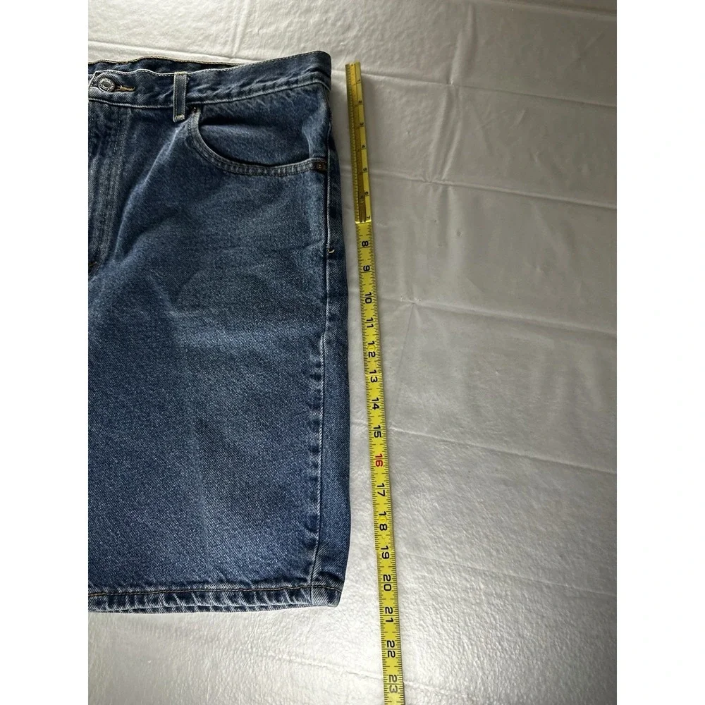 VTG Levi's 505‎ Mens Size W36 Denim Shorts Mens Y2K Baggy Medium Wash Jorts